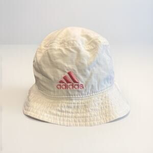 Adidas Aeroready Womens White Bucket Hat One Size Cap 100% Cotton